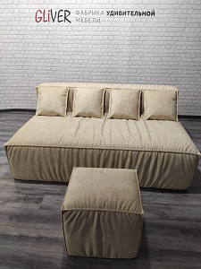 Бескаркасная мебель из пенополиуретана. Фото, подтверждающее качество, и отзыв на 5 звезд.